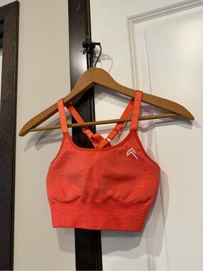 Oner Active orange sports bra (padded)